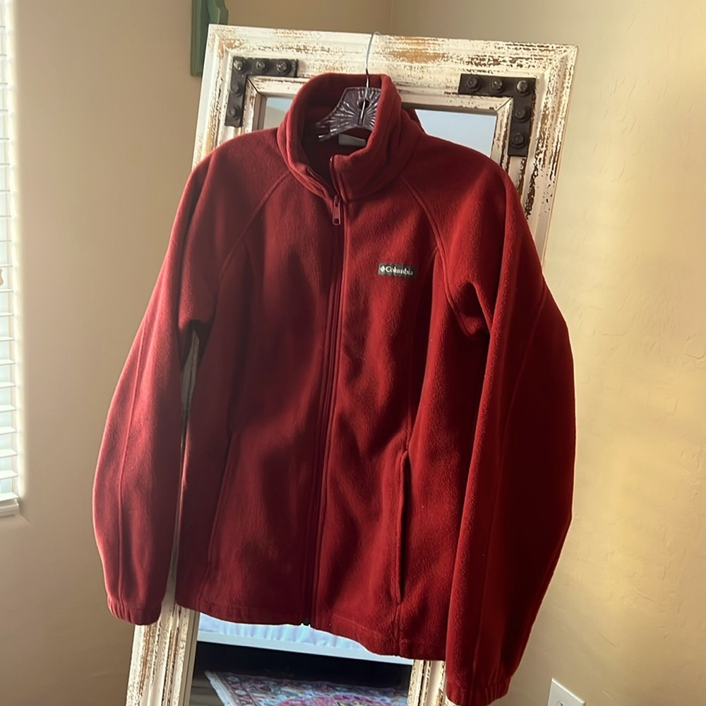 Women’s Medium Fleece COLUMBIA Rust Color Jacket